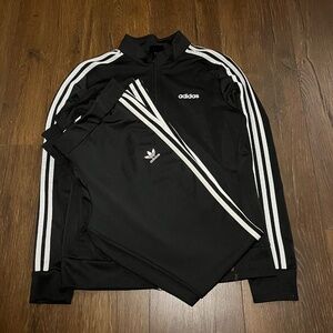Adidas Originals 2-Piece Tracksuit Set — Black/White